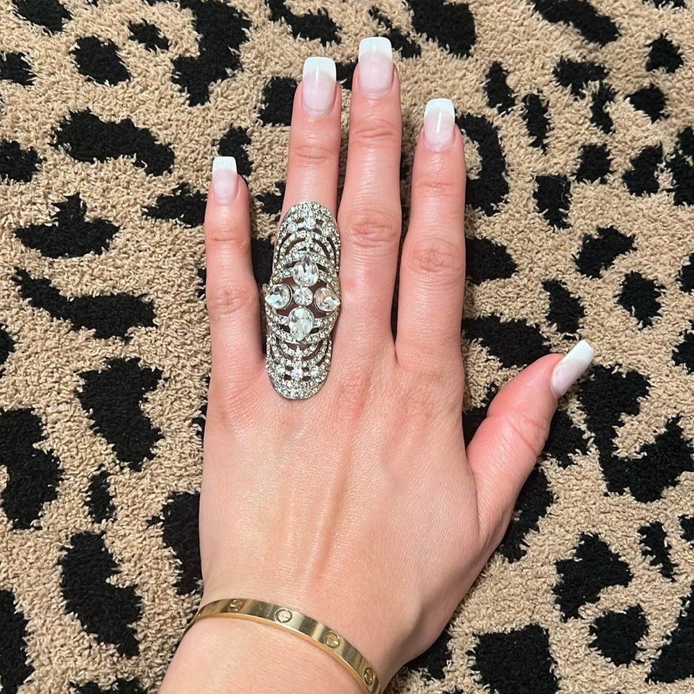 Rhinestone ring